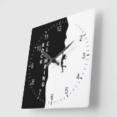 Klettern Quadratische Wanduhr (Winkel)