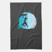 Klettern Retro Geschirrtuch (Vertikal)