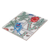 Klettern Rose & Kleiner Vogel, William Morris Fliese (Seite)