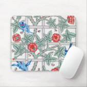 Klettern Rose & Kleiner Vogel, William Morris Mousepad (Mit Mouse)