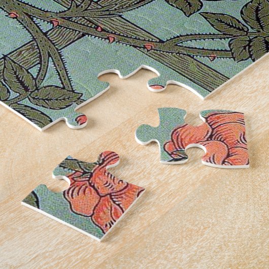 Klettern Rose & Kleiner Vogel, William Morris Puzzle (Seite)