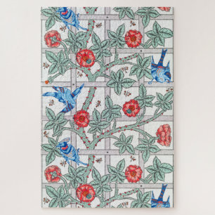 Klettern Rose & Kleiner Vogel, William Morris Puzzle