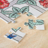 Klettern Rose & Kleiner Vogel, William Morris Puzzle (Seite)