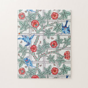 Klettern Rose & Kleiner Vogel, William Morris Puzzle