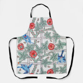 Klettern Rose & Kleiner Vogel, William Morris Schürze (Vorderseite)
