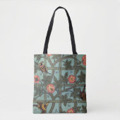 Klettern Rose & Kleiner Vogel, William Morris Tasche (Vorderseite)