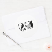 Klettern Runder Aufkleber (Umschlag)