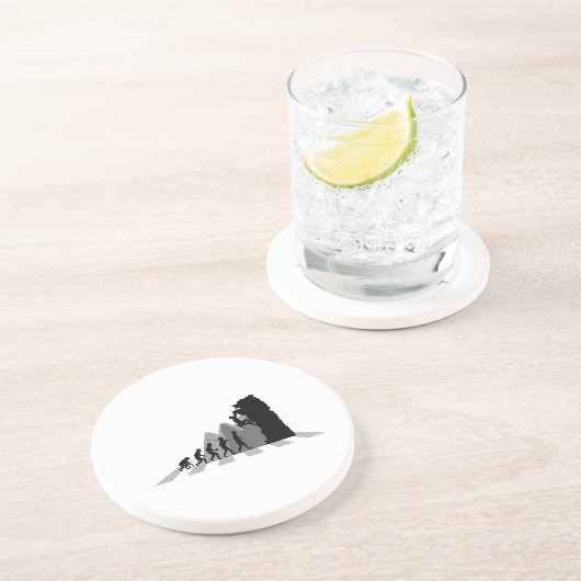 Klettern Sandstein Untersetzer (Seite)