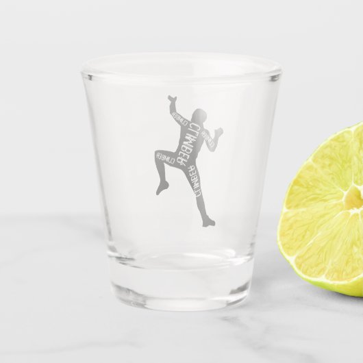 klettern schnapsglas (Rückseite)