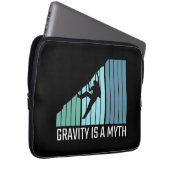 Klettern - Schwerkraft ist ein Mythos Laptopschutzhülle (Vorne Rechts)