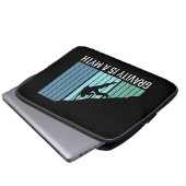 Klettern - Schwerkraft ist ein Mythos Laptopschutzhülle (Vorne Knopf)