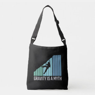 Klettern - Schwerkraft ist ein Mythos Tragetaschen Mit Langen Trägern