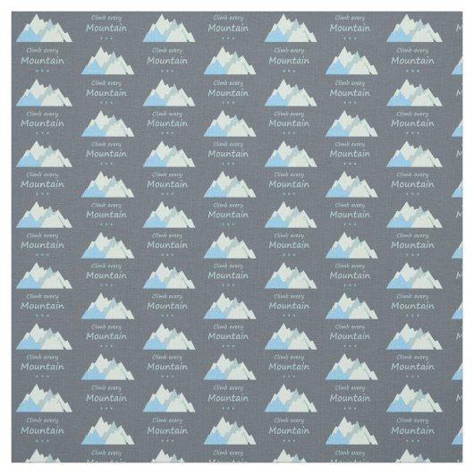 Klettern Sie jedes Mountain Fun Mountain Klettern  Stoff (Muster)