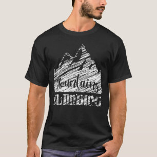 Klettern Silhouette Bergsteigen 24 T-Shirt