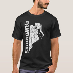 Klettern Silhouette Bergsteigen 28 T-Shirt