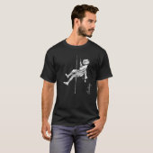 Klettern Silhouette Bergsteigen 30 T-Shirt (Vorne ganz)