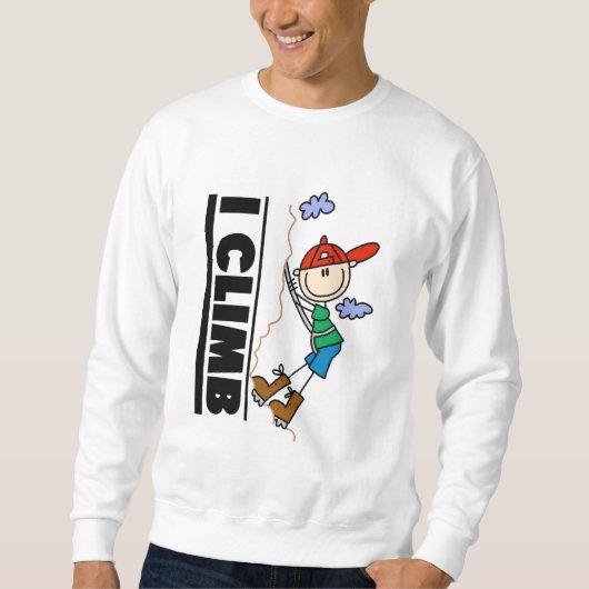 Klettern-T-Shirts und Geschenke Sweatshirt (Vorderseite)