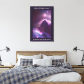 Klettern, um die Schönheit der Kunst zu erreichen Leinwanddruck (Insitu (Schlafzimmer))