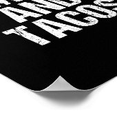 Klettern und Tacos Baum Felsenkletterer Poster (Ecke)