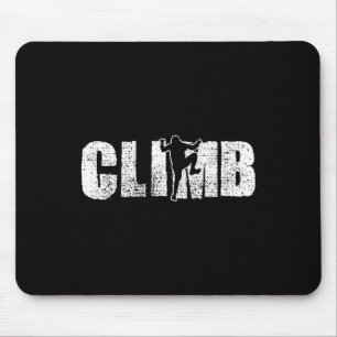 Klettern Vintage-Klettergeschenk Bouldern Mousepad