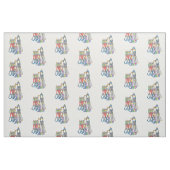 Klettern von Treibnetzen und Seilen Stoff (Fat Quarter (45,7 x 55,9 cm))