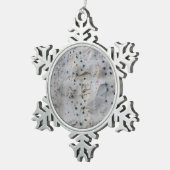 Klettern-Wand Schneeflocken Zinn-Ornament (Rechts)