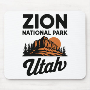 Klettern Wandern Camping Zion National Park Utah A Mousepad