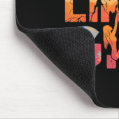 Klettern wie ein Mädchen Felsenklettern Feministis Mousepad (Ecke)