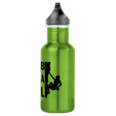 Klettern wie eine Kletterfrau Edelstahlflasche (Rechts)
