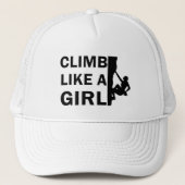 Klettern wie eine Kletterfrau Truckerkappe (Vorderseite)
