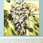 Klettern Windblown Wisteria Ristorante La Lanchett Leinwanddruck (Insitu (Holzboden))
