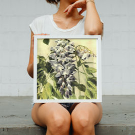 Klettern Windblown Wisteria Ristorante La Lanchett Poster