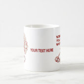 Klettern würde man peitschen? Funny Cam Kaffeetasse (Mittel)