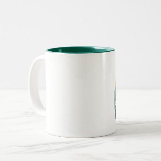 Klettern Zweifarbige Tasse (Vorderseite Links)
