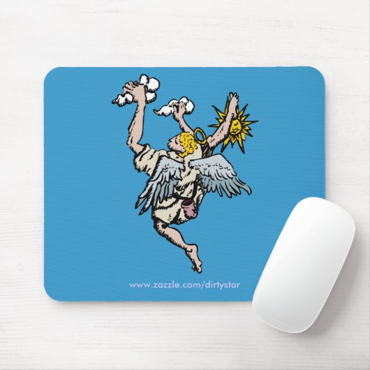Kletternde Engels-Mausunterlage Mousepad (Mit Mouse)
