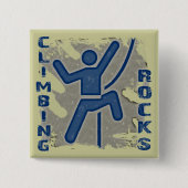 Kletternde Felsen Button (Vorderseite)