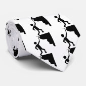 kletternde Ikone Abenteuer freeclimber Krawatte (Gerollt)