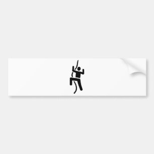 Kletternde Ikone Autoaufkleber