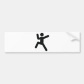 kletternde Ikone Autoaufkleber (Vorne)