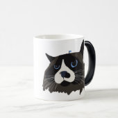 "Kletternde Katze-mandu" Kaffee-Tasse Verwandlungstasse (VorderseiteRechts)