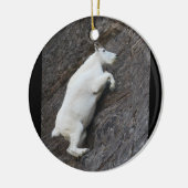 kletternde Klippe der Gebirgsziege Keramikornament (Links)