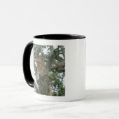 Kletternde Löwin des Baums (Panthera Löwe), Tasse (Vorderseite Links)