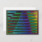 kletternde Reben absract modernes digitales Postkarte (Vorne/Hinten)