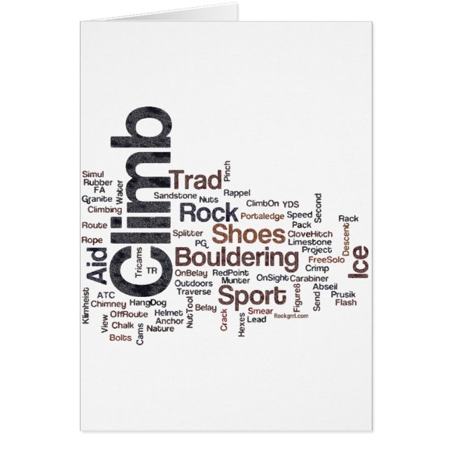 Kletternde Wörter (Vorne)