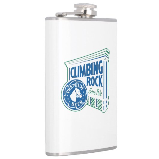 Kletternder Felsen (Parodie) Flachmann (Rechts)