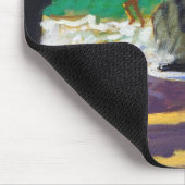 kletternder Felsen Porthmeor Strand St. Ives 2013 Mousepad (Ecke)