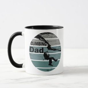 Kletternder Papa Vintage Tasse