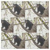 Kletternder schwarzer Bär Stoff (Muster)