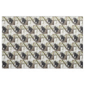 Kletternder schwarzer Bär Stoff (Fat Quarter (45,7 x 55,9 cm))