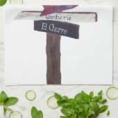 Kletterndes Bestimmungsortteetuch Geschirrtuch (Gefaltet)